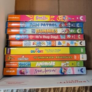 kids dvd lot. nickelodeon/nick jr shows